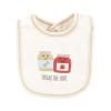 imageTouched by Nature Unisex Baby Organic Cotton Bibs Peas And Thank You One SizeBetter Together