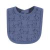 imageTouched by Nature Unisex Baby Organic Cotton Bibs Peas And Thank You One SizeBlue Peanut