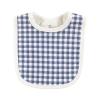 imageTouched by Nature Unisex Baby Organic Cotton Bibs Peas And Thank You One SizeBlue Peanut