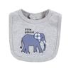 imageTouched by Nature Unisex Baby Organic Cotton Bibs Peas And Thank You One SizeBlue Peanut