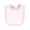 imageTouched by Nature Unisex Baby Organic Cotton Bibs Peas And Thank You One SizeBubblegum Floral