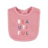 imageTouched by Nature Unisex Baby Organic Cotton Bibs Peas And Thank You One SizeBubblegum Floral