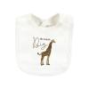 imageTouched by Nature Unisex Baby Organic Cotton Bibs Peas And Thank You One SizeClassic Safari