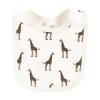 imageTouched by Nature Unisex Baby Organic Cotton Bibs Peas And Thank You One SizeClassic Safari Animals