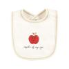 imageTouched by Nature Unisex Baby Organic Cotton Bibs Peas And Thank You One SizeFall Food