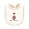 imageTouched by Nature Unisex Baby Organic Cotton Bibs Peas And Thank You One SizeFortune Cookie
