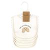 imageTouched by Nature Unisex Baby Organic Cotton Bibs Peas And Thank You One SizeFortune Cookie