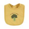 imageTouched by Nature Unisex Baby Organic Cotton Bibs Peas And Thank You One SizeHappy Veggies