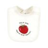 imageTouched by Nature Unisex Baby Organic Cotton Bibs Peas And Thank You One SizeHappy Veggies