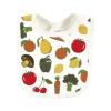 imageTouched by Nature Unisex Baby Organic Cotton Bibs Peas And Thank You One SizeHappy Veggies