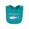 imageTouched by Nature Unisex Baby Organic Cotton Bibs Peas And Thank You One SizeMystic Sea