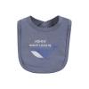 imageTouched by Nature Unisex Baby Organic Cotton Bibs Peas And Thank You One SizeMystic Sea