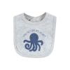 imageTouched by Nature Unisex Baby Organic Cotton Bibs Peas And Thank You One SizeMystic Sea