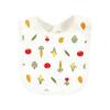 imageTouched by Nature Unisex Baby Organic Cotton Bibs Peas And Thank You One SizePeas and Thank You
