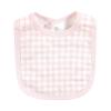 imageTouched by Nature Unisex Baby Organic Cotton Bibs Peas And Thank You One SizePink Peanut