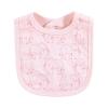 imageTouched by Nature Unisex Baby Organic Cotton Bibs Peas And Thank You One SizePink Peanut