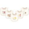 imageTouched by Nature Unisex Baby Organic Cotton Bibs Peas And Thank You One SizeBetter Together