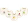 imageTouched by Nature Unisex Baby Organic Cotton Bibs Peas And Thank You One SizeTaco