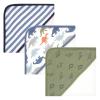 imageTouched by Nature Unisex Baby Organic Cotton Hooded Towels Blue Elephant One SizeBold Dinosaurs