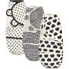 imageTouched by Nature Unisex Baby Organic Cotton Swaddle Wraps Boho Fox 03 MonthsHeart 3pack
