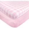 Plaid Solid Light Pink