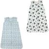 imageTouched by Nature unisexbaby Organic Cotton Sleeveless Wearable Sleeping Bag Sack BlanketWoodland and Owl 2pack