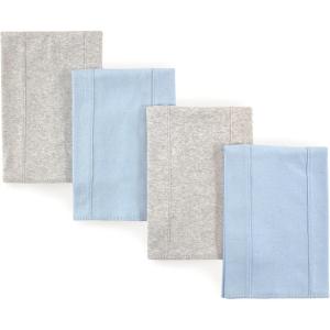 imageTouched by Nature Unisex Baby Organic Cotton Burp ClothsBlue Gray