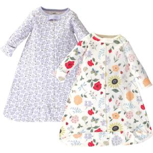 imageTouched by Nature Unisex Baby Organic Cotton LongSleeve Wearable Sleeping Bag Sack Blanket Marching Elephant 39 MonthsFlutter Garden