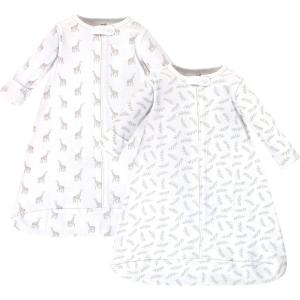 imageTouched by Nature Unisex Baby Organic Cotton LongSleeve Wearable Sleeping Bag Sack Blanket Marching Elephant 39 MonthsLittle Giraffe