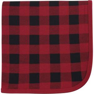 imageTouched by Nature Unisex Baby Organic Cotton Swaddle Receiving and Multipurpose Blanket Flower One SizeBuffalo Plaid