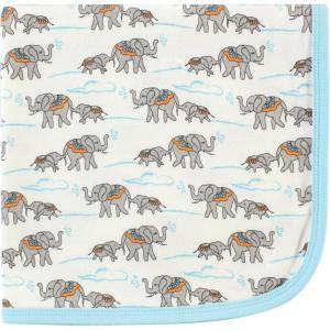 imageTouched by Nature Unisex Baby Organic Cotton Swaddle Receiving and Multipurpose Blanket Flower One SizeElephant