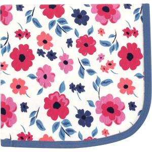 imageTouched by Nature Unisex Baby Organic Cotton Swaddle Receiving and Multipurpose Blanket Flower One SizeGarden Floral