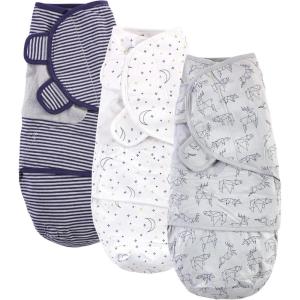 imageTouched by Nature Unisex Baby Organic Cotton Swaddle Wraps Boho Fox 03 MonthsConstellation