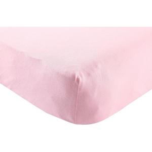 imageTouched by Nature Unisex Baby and Toddler Organic Cotton Crib Sheet Powder Blue One SizeLight Pink