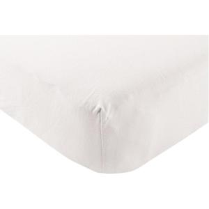 imageTouched by Nature Unisex Baby and Toddler Organic Cotton Crib Sheet Powder Blue One SizeWhite