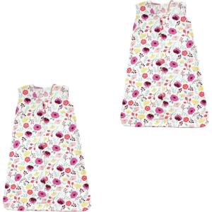 imageTouched by Nature unisexbaby Organic Cotton Sleeveless Wearable Sleeping Bag Sack BlanketBotanical 2pack