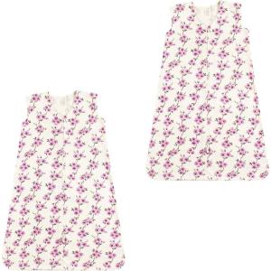 imageTouched by Nature unisexbaby Organic Cotton Sleeveless Wearable Sleeping Bag Sack BlanketCherry Blossom 2pack