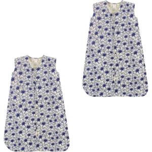 imageTouched by Nature unisexbaby Organic Cotton Sleeveless Wearable Sleeping Bag Sack BlanketDaisy 2pack