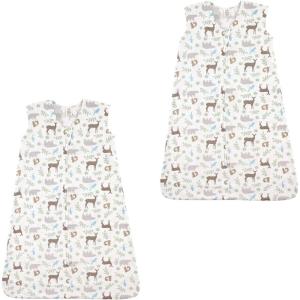 imageTouched by Nature unisexbaby Organic Cotton Sleeveless Wearable Sleeping Bag Sack BlanketForest 2pack
