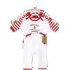 imageTouched by Nature Baby Girls Organic Cotton CoverallsChristmas Cookies