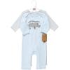 imageTouched by Nature Baby Girls Organic Cotton CoverallsEndangered Rhino