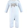 imageTouched by Nature Baby Girls Organic Cotton CoverallsEndangered Rhino