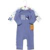 imageTouched by Nature Baby Girls Organic Cotton CoverallsOcean