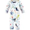 imageTouched by Nature Baby Girls Organic Cotton CoverallsOcean