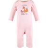imageTouched by Nature Baby Girls Organic Cotton CoverallsWoodland Alphabet