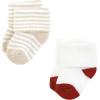 imageTouched by Nature Baby Infant Boy Organic Cotton Socks Forest Explorer 612 Months Brown