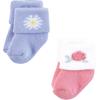 imageTouched by Nature Baby Infant Girl Organic Cotton Socks Flower Market 612 Months Pink
