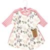 imageTouched by Nature Girls One Size Organic Cotton Short LongSleeve DressesWoodland