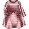 imageTouched by Nature Girls One Size Organic Cotton Short LongSleeve DressesWoodland Alphabet