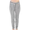 imageTouched by Nature Girls Women Organic Cotton LeggingsBlack Plaid